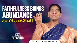 Download lagu Sis. Stella Dhinakaran | Faithfulness Brings Abundance | May.26 | Jesus Calls mp3