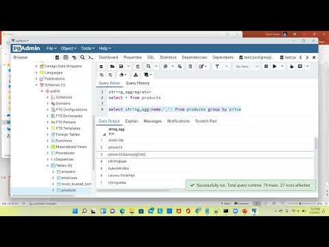 String_argg Function In Postgresql Postgresql String_argg