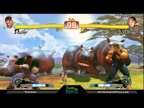 Battle For Seattle SSF4 Singles - Tanaka vs MyNameIsPaulLee