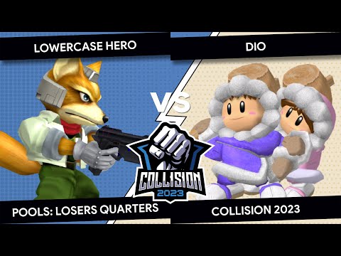 Collision 2023 - Lowercase hero (Fox) VS DIO (Ice Climbers) - Pools - Losers Quarters