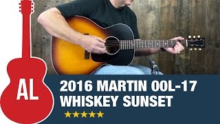 Video thumbnail for Martin 00L-17 Whiskey Sunset (2016) by Acoustic Letter