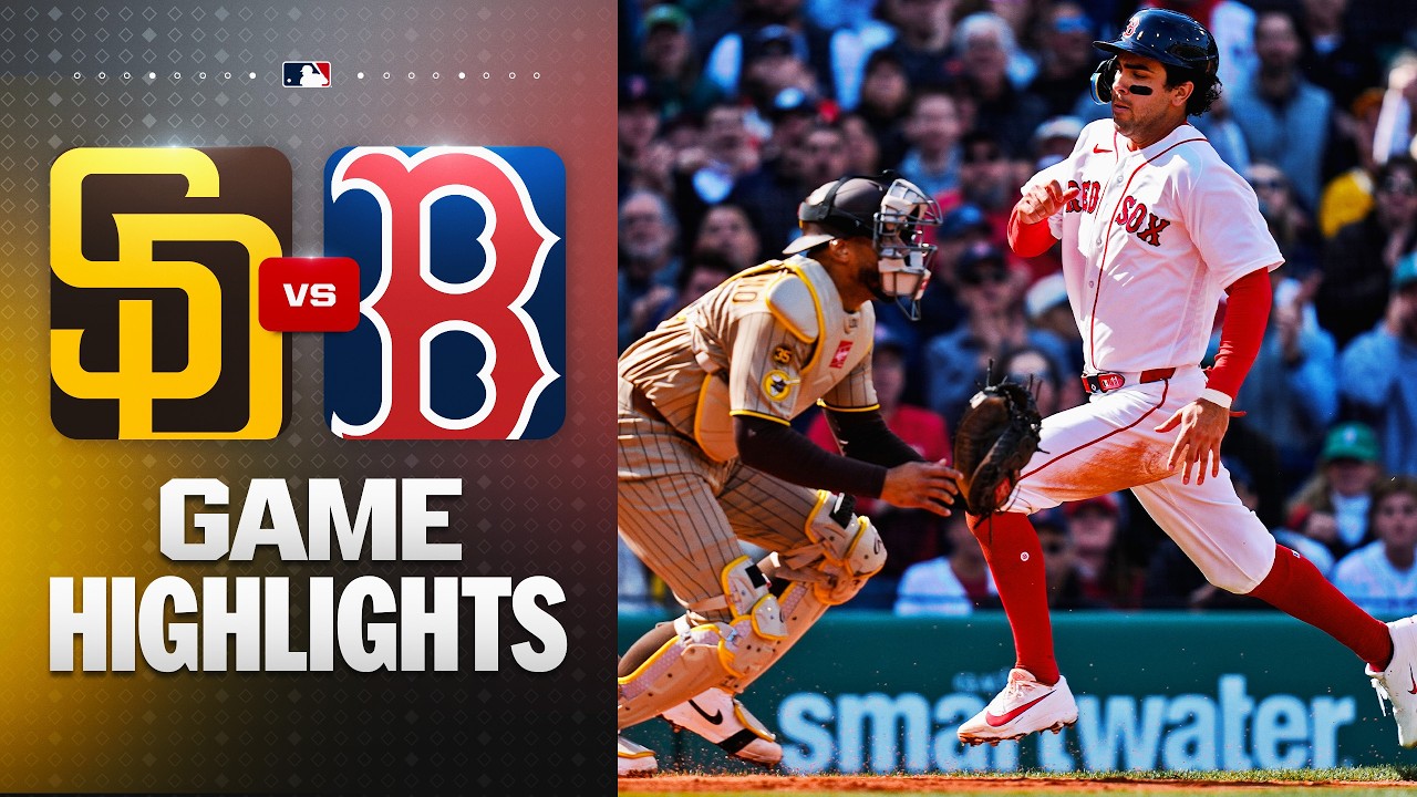 Padres vs. Red Sox Game Highlights (4/3/26) | MLB Highlights