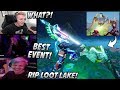Tfue & Streamers React To The ROBOT VS MONSTER Event! Biggest Event In Fortnite HISTORY!