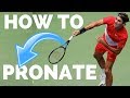 How To Pronate on Your Tennis Serve - Tennis Serve Pronation