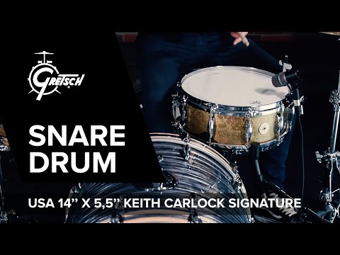 FEATURES 🥁🇺🇸 GRETSCH USA 14'' x 5,5'' Keith Carlock Signature Snare Drum played by Ralf Gustke