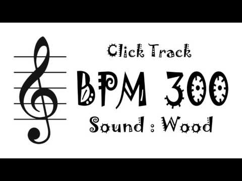 【BPM 300】Wood - Click Track Metronome