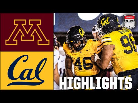 Minnesota Golden Gophers vs. California Golden Bears | Full Game Highlights | ESPN CFB