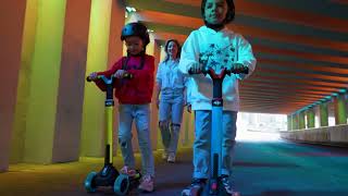 Sulankstomas triratis paspirtukas su LED apšvietimu - vaikams nuo 2 iki 12 metų | Nexo | Berg 24.77.08.00