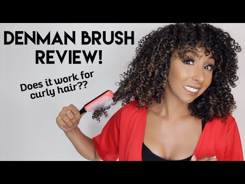 Denman Brush Review! Is It Good For Curly Hair?? |...