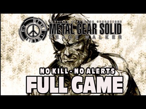 Metal Gear Peace Walker - FULL GAME | No Kills - No Alerts | Gameplay Movie Walkthrough【Full HD】
