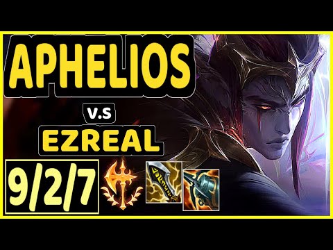 APHELIOS vs EZREAL - 9/2/7 KDA BOTTOM ADC GAMEPLAY - BR Ranked MASTER