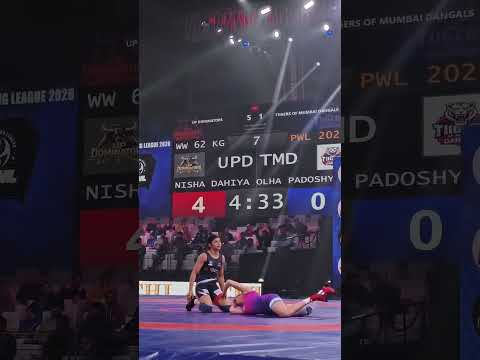Nisha Dahiya vs Olha Padoshyk | PWL 2026 | Women’s Wrestling Action 🔥💪🏻  #pwl2026 #trendingreels