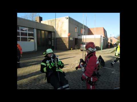 150117 Rettungsübung mit den JUH-Höhenretter aus Aurich