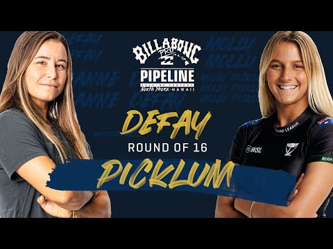 Defay vs. Picklum Billabong Pro Pipeline - Round of 32 Heat Replay