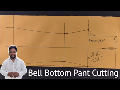 Bell Bottom Pant Cutting