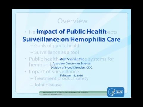 CDC Webinar — Impact of Public Health Surveillance