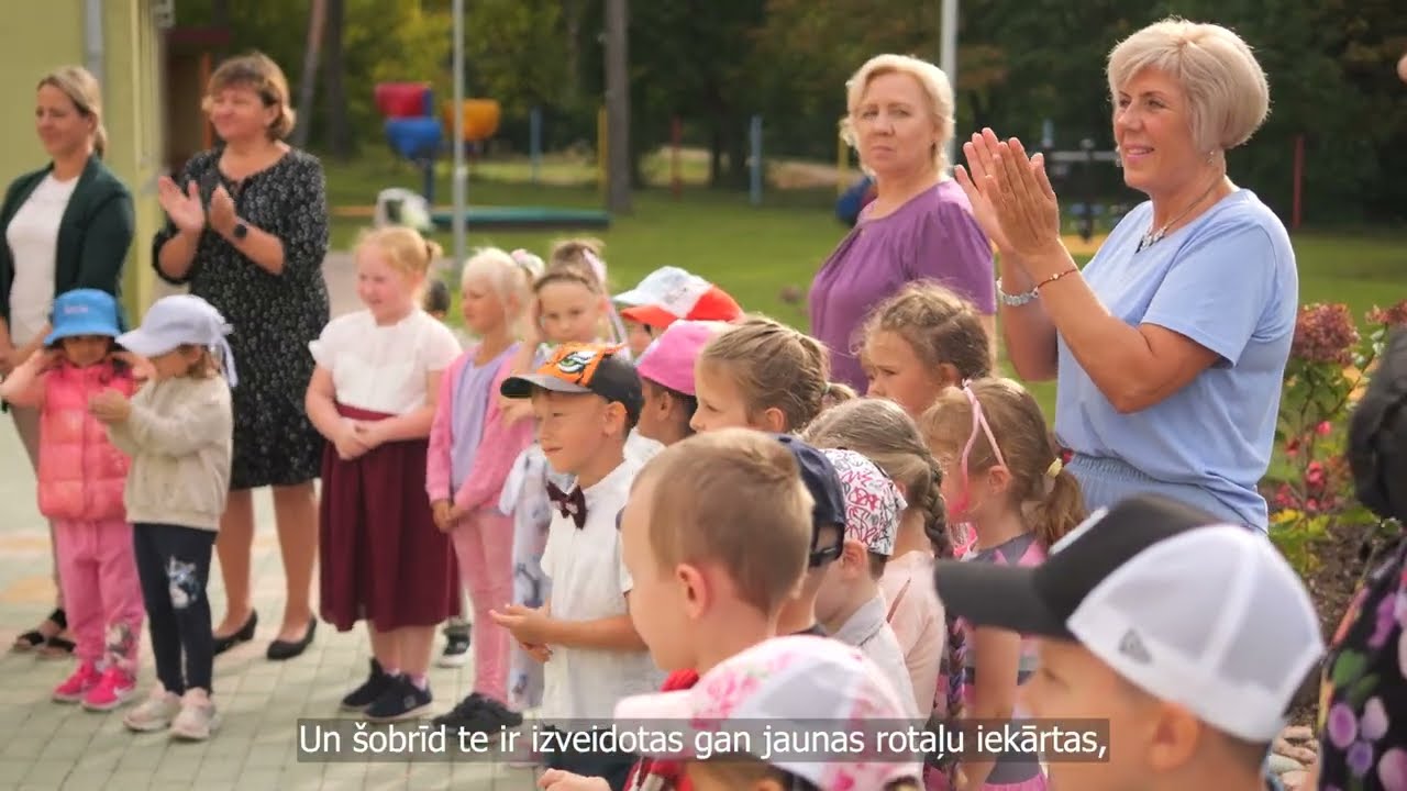 Ventspils PII &#8220;Varavīksne&#8221; labiekārtotās teritorijas atklāšana