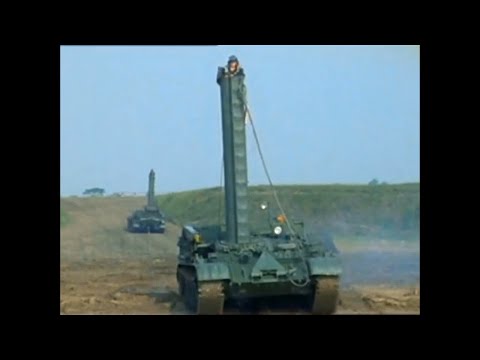 Die Panzerzugmaschine T-55T. NVA DDR