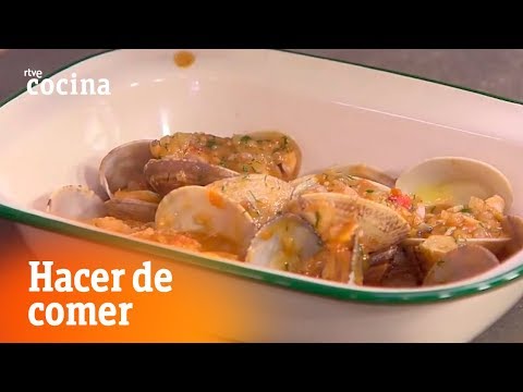 Cómo hacer Almejas a la marinera - Hacer de comer | RTVE Cocina