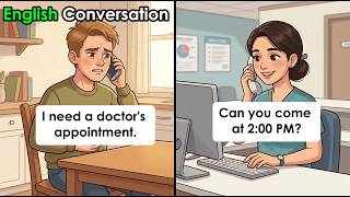 Doctor Appointment English Conversation | Real English at the Clinic (Beginner A1–A2)
