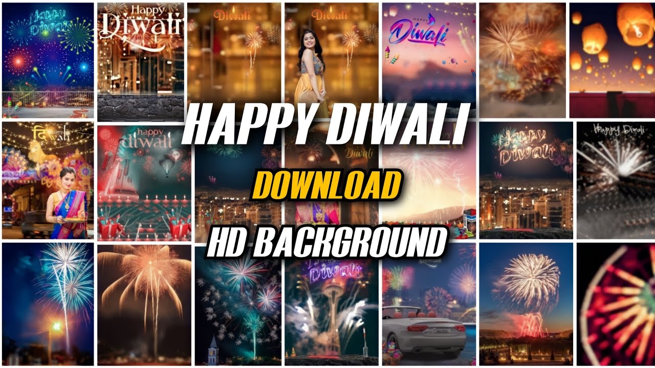 Happy Diwali HD Background Download 2022 | New Editing Diwali Background Stock | Anjali Editz