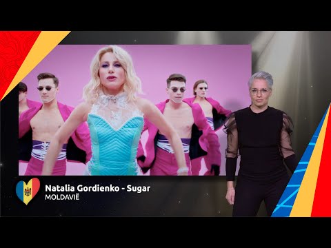 Natalia Gordienko - Sugar | Moldavië 🇲🇩 | Sign dance | ESC21
