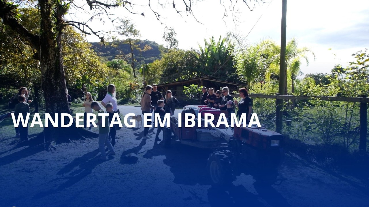 Wandertag em Ibirama. Caminhada rural atrai visitantes para Ribeirão das Pedras