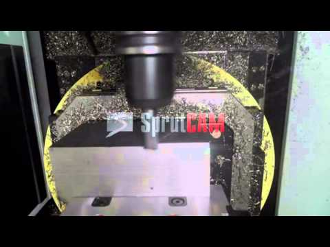 Sprutcam Face Milling HPC