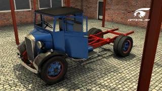 preview picture of video 'Promotional 3D Animation - Morris Lorry 1937'