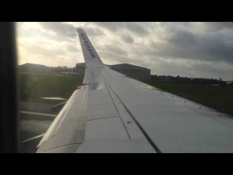 Ryanair Boeing 737-8AS Take-off From Birmingham BHX 2016