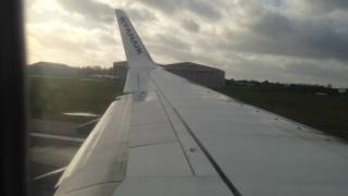 Ryanair Boeing 737-8AS Take-off From Birmingham BHX 2016