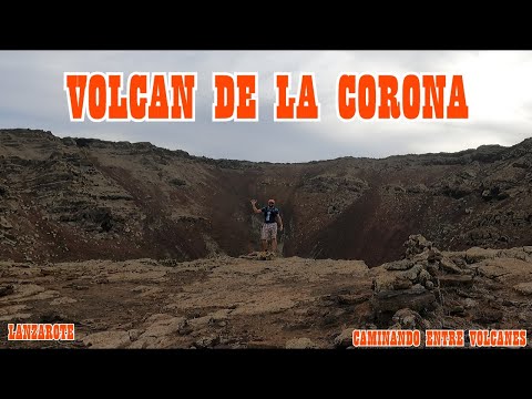 VOLCAN DE LA CORONA/ DESDE YE/ LANZAROTE/ TIERRA DE VOLCANES/ 4K