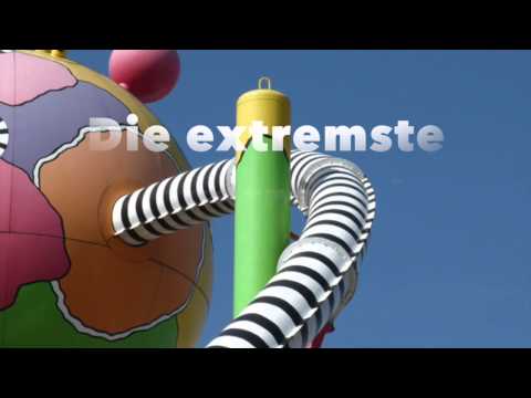 Die extremste Wasserrutsche Deutschlands! Im Miramar Weinheim! Der Grüne Hai ［HD+］Onride