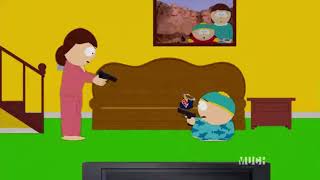 Cartman Mom Pulls out a Gun on Cartman