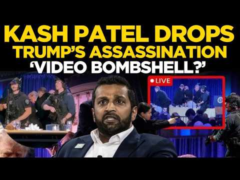 Trump News LIVE: FBI Director Kash Patel UNMASKS The Trump Assassination Plot Details | US News LIVE