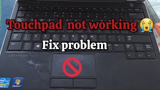 Dell Touch pad not working |How to fix On Dell laptop touchpad on Windows 10| Dell latitude |E6230