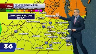 Severe storm risk in Virginia this weekend; when metro Richmond has best chance for storms