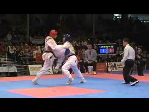 Male -58KG 2009 World Taekwondo Championships Copenhagen USA vs Spain R1