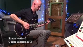 Simon Hosford recording session at Toyland Recording Studio