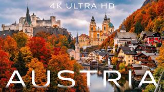 Autumn in Austria 4K UHD 🍂 Majestic Alps, Golden Forests & Charming Lakeside Villages