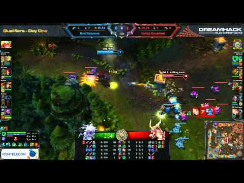 DreamHack Bucharest 2013 LoL Qualifiers - Lower bracket - Going Quantum vs Red Bananas
