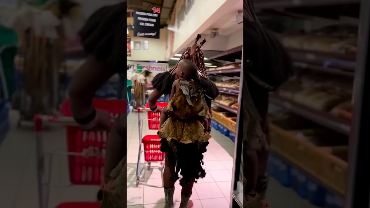 Nomibia #Himba in the supermarket#2022#