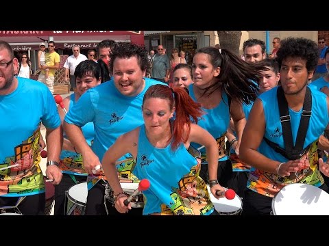 TrokoBloco, batucada - Lâcher de Percussions 2014(Saint Pierre la Mer,France)