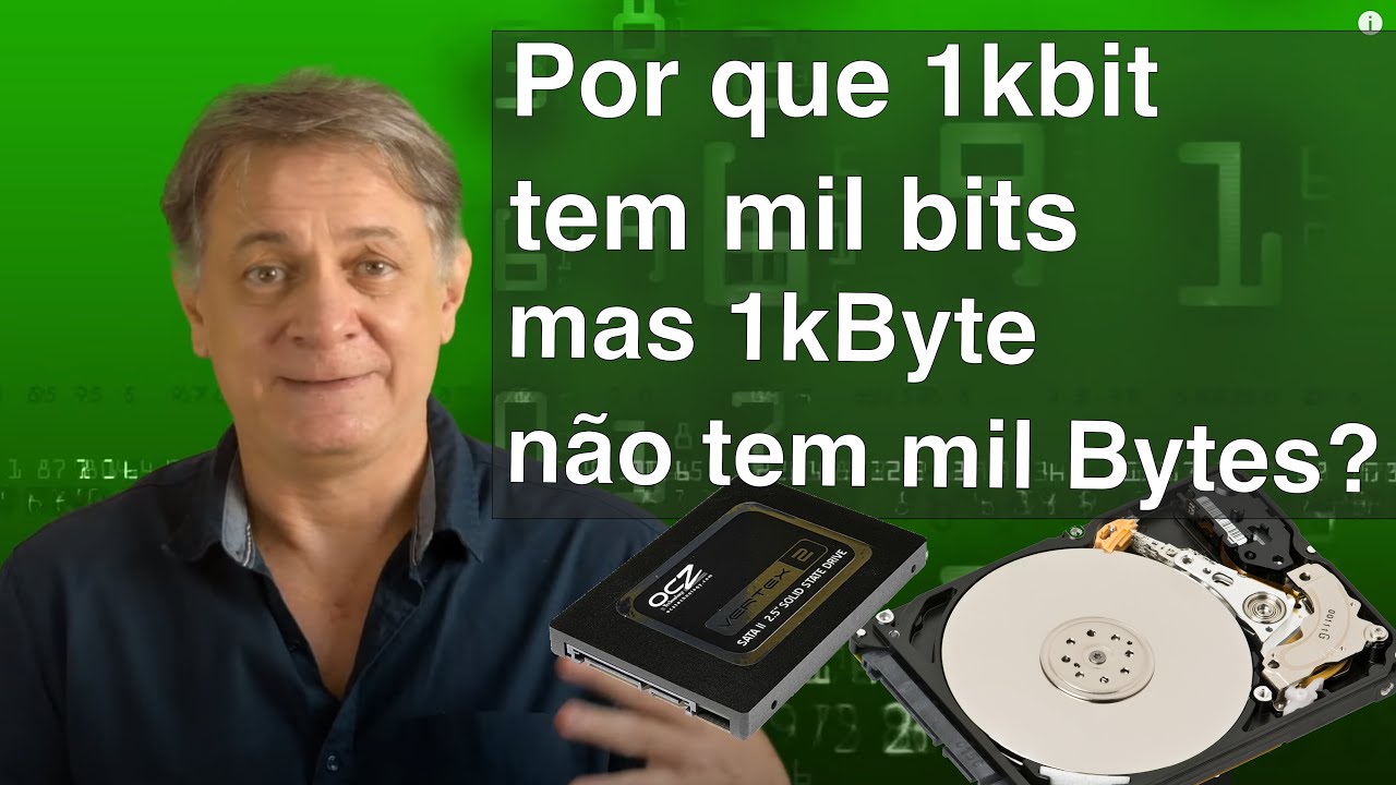 Por que 1kbit tem mil bits mas 1kByte não tem mil Bytes?