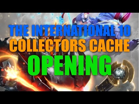 TI10 COLLECTOR'S CACHE CHEST OPENING - DOTA 2 (15 CHESTS)