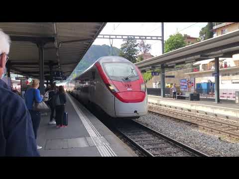 230KM/H! SBB Stadler Giruno trip report from Lugano to Bellinzona high speed