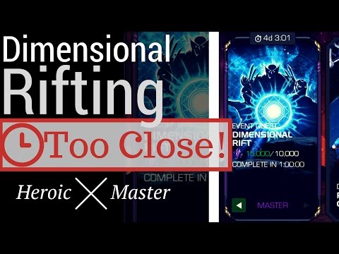 Dimensional Rift - Almost a Big Mistake! - Heroic & Master | Marvel Contest of Champions