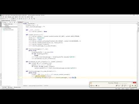 4 Socket Chat Application Using Python Make Serverpart 2