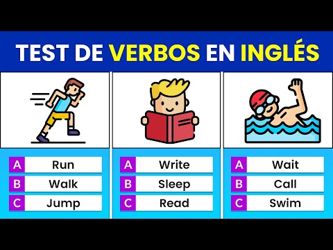 Test de 100 VERBOS BÁSICOS en INGLÉS 🏃‍♂️📚🤔 | Quiz de Inglés ✅ - 100 Verbos Más Comunes