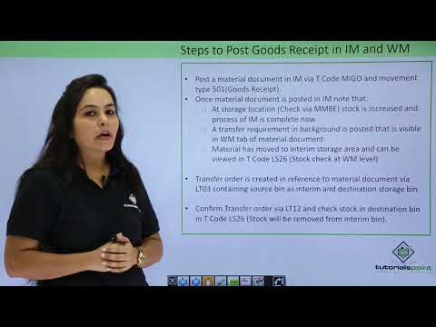 SAP WM Goods Receipt Issue